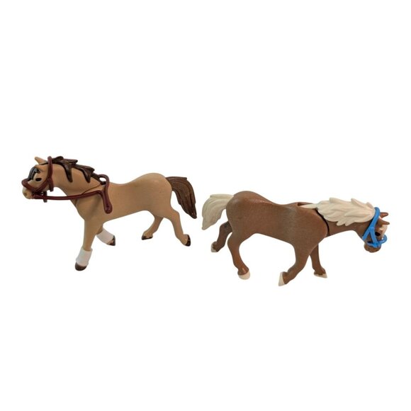 Playmobil Horse Ranch Toy Figures Playset Country Wagon Fence Dog Cat Animals - Picture 7 of 8